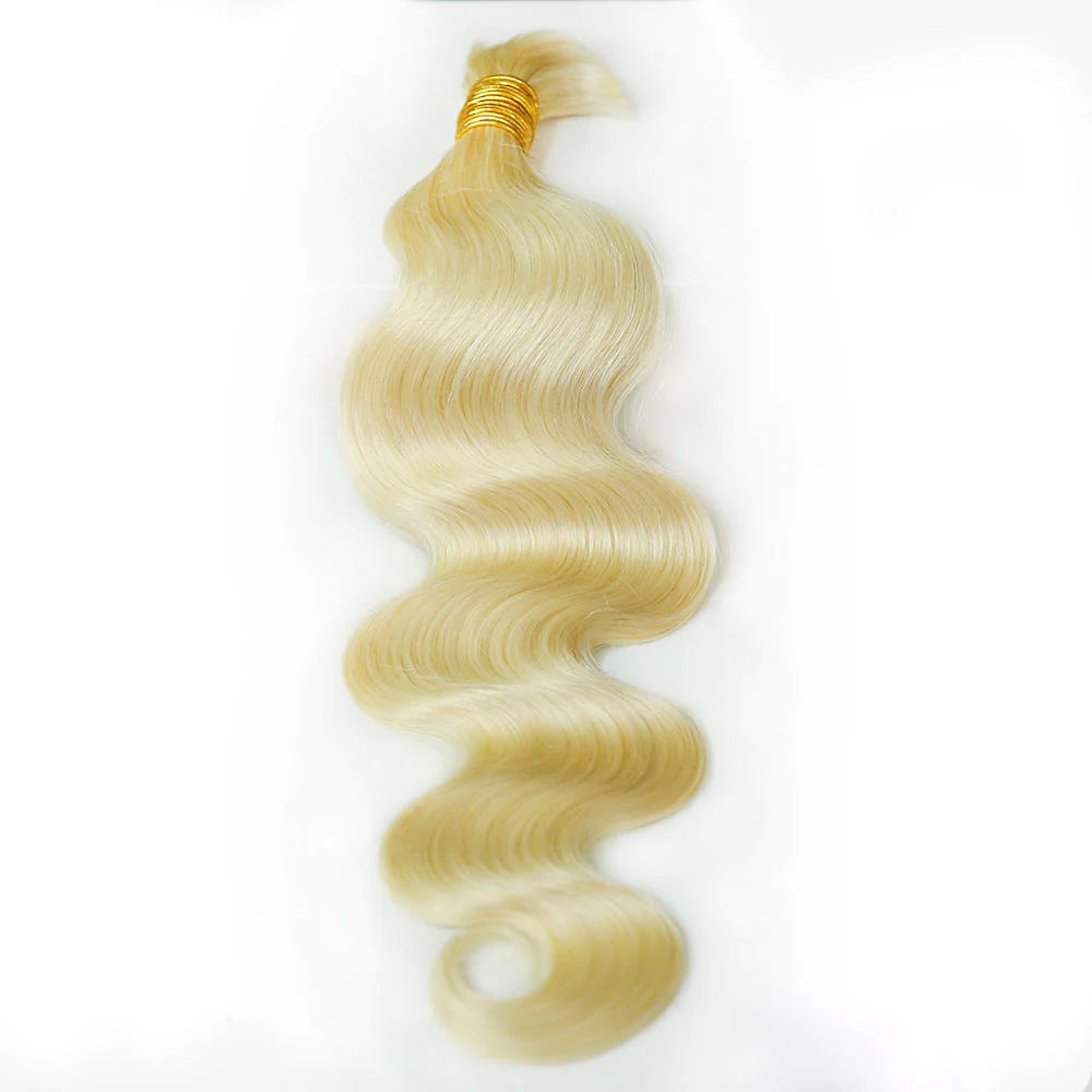 Wholesale Color 613 Body Wave Bulk Human Braiding Hair