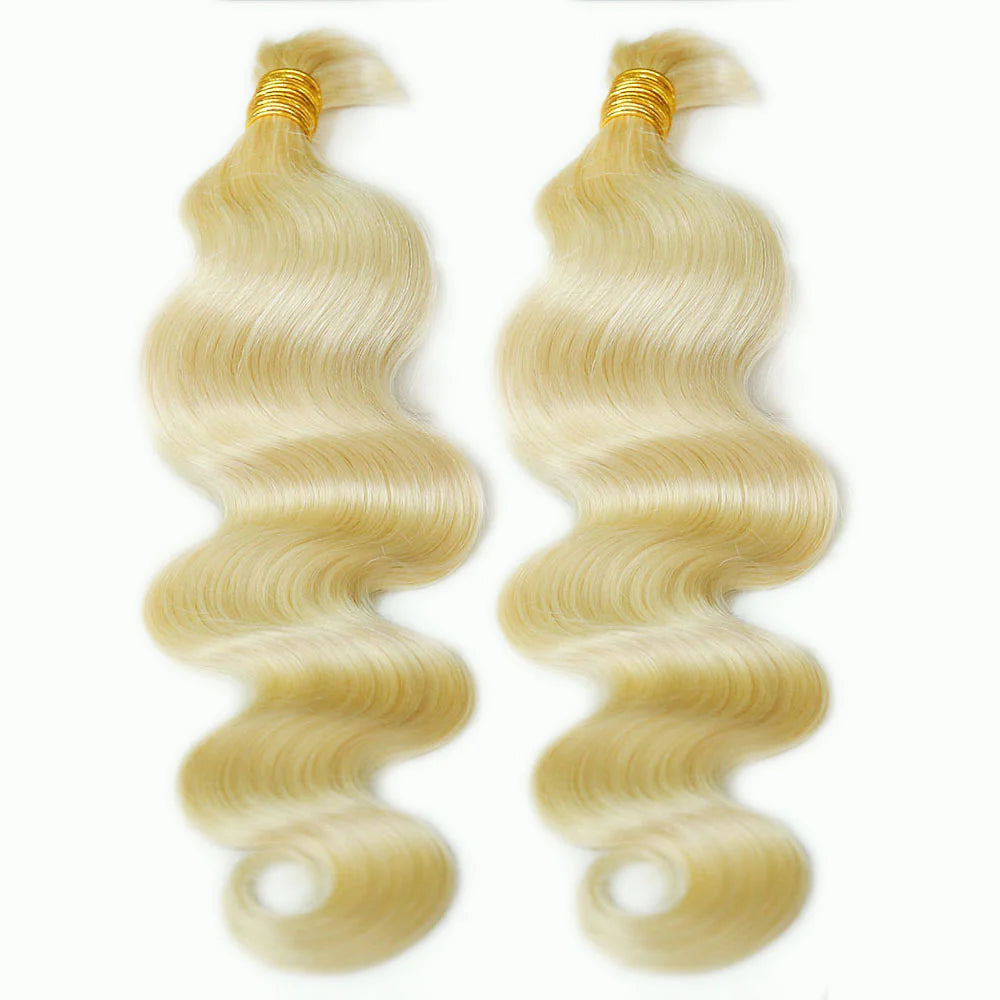 Wholesale Color 613 Body Wave Bulk Human Braiding Hair