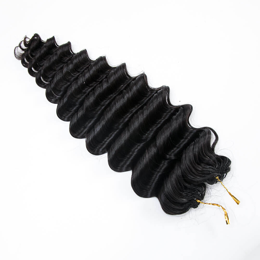 Wholesale EAYON Lightweight Deep Wave Crochet Human Hair Extension