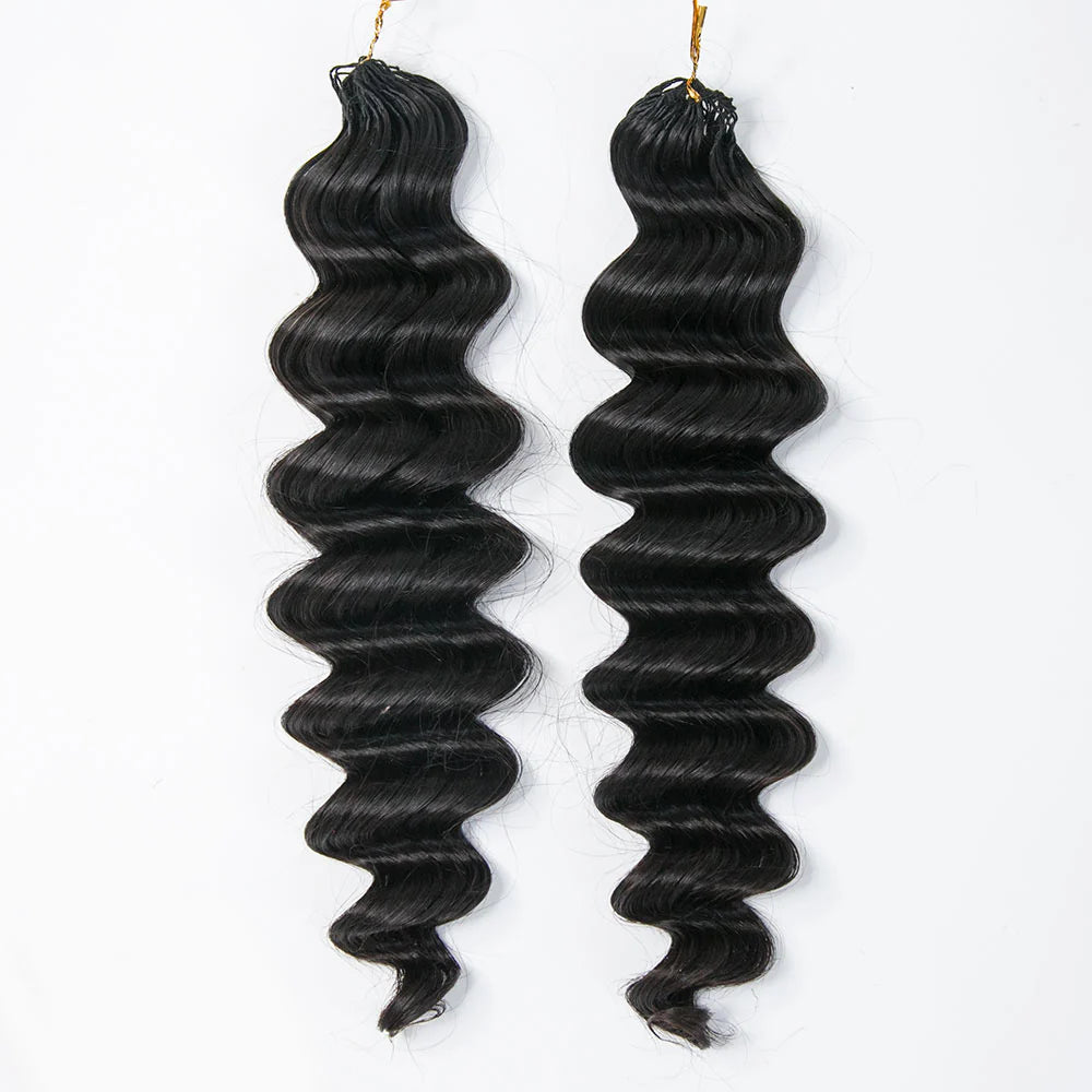 Wholesale EAYON Lightweight Loose Deep Wave Crochet Human Hair Extension