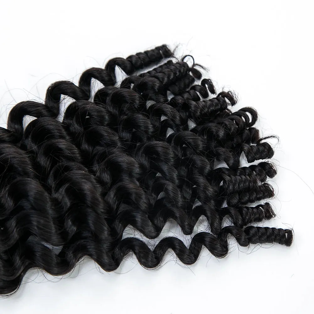Wholesale Single Drawn Loose Curly Bulk Human Hair For Braiding