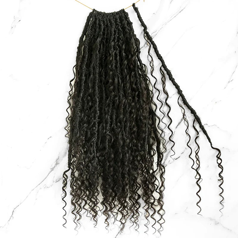 Wholesale Crochet Boho Locs 18"-26" Deep Wave