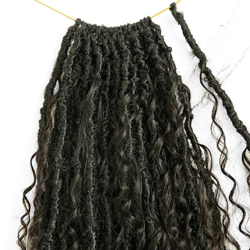 Wholesale Crochet Boho Locs 18"-26" Deep Wave