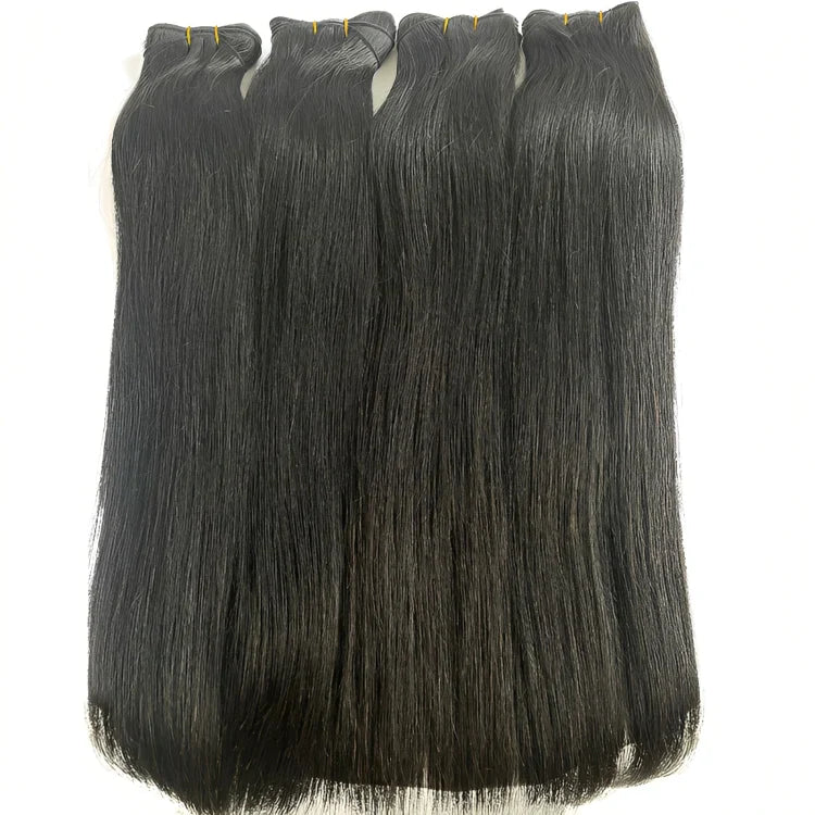 Wholesale Double Drawn Burmese Human Hair Weft Bundles