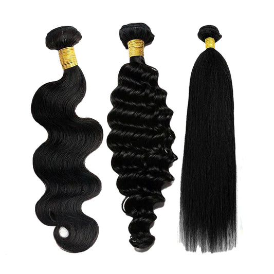 Wholesale Weft bundles Human Hair Body Wave/Deep Wave/Loose Wave/Water Wave