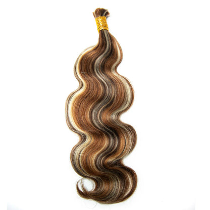 Wholesale Colored Body Wave Bulk Human Braiding Hair