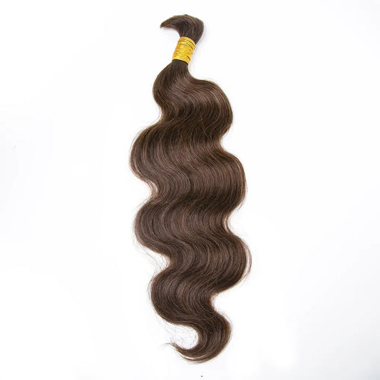 Wholesale Color 4 Body Wave Bulk Human Braiding Hair