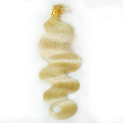 Wholesale Color 613 Body Wave Bulk Human Braiding Hair