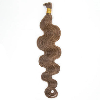 Wholesale Color 8 Body Wave Bulk Human Braiding Hair