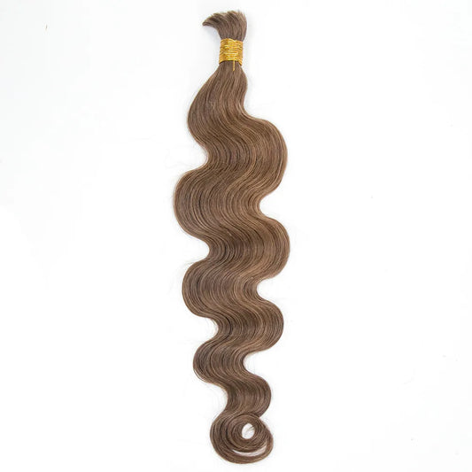 Wholesale Color 8 Body Wave Bulk Human Braiding Hair