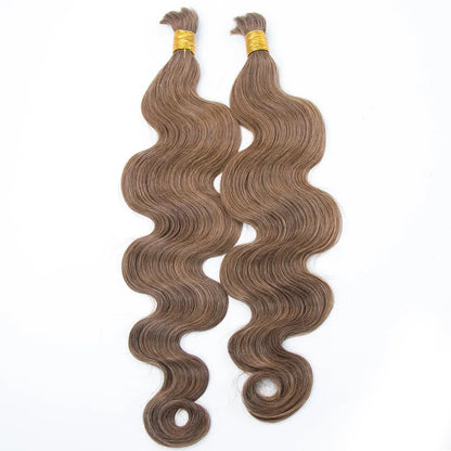 Wholesale Color 8 Body Wave Bulk Human Braiding Hair