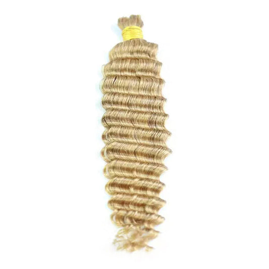 Wholesale Color 27 Deep Wave Bulk Human Braiding Hair