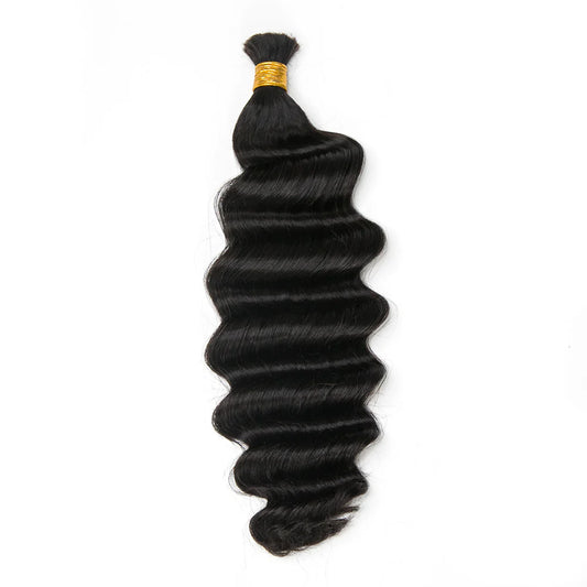 Wholesale Double Drawn Loose Deep Wave Bulk Human Braiding Hair