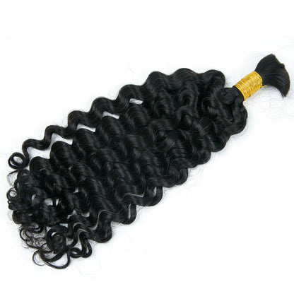 Wholesale Double Drawn Natural Wave Bulk Human Braiding Hair