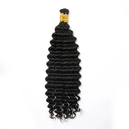 Wholesale Double Drawn Spanish Curly Bulk Human Braiding Hair