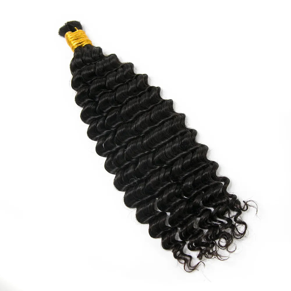 Wholesale Double Drawn Spanish Curly Bulk Human Braiding Hair