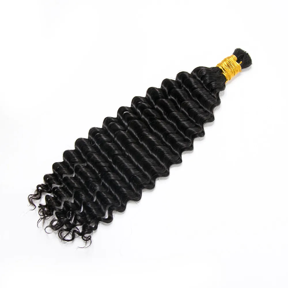 Wholesale Double Drawn Spanish Curly Bulk Human Braiding Hair