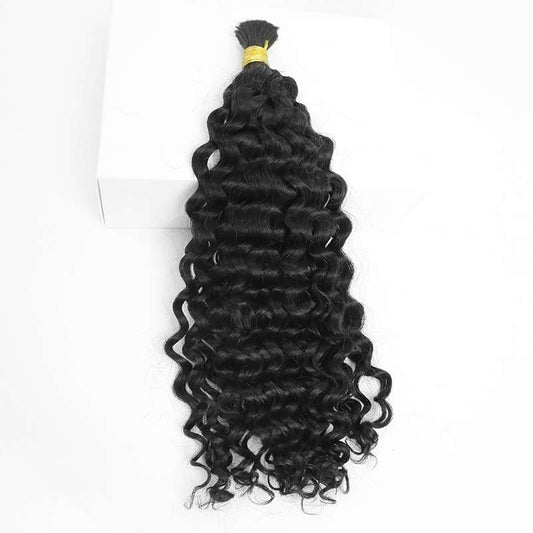 Wholesale Double Drawn Water Wave Bulk Human Braiding Hair