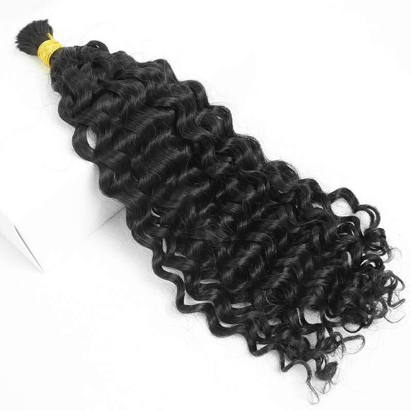 Wholesale Double Drawn Water Wave Bulk Human Braiding Hair