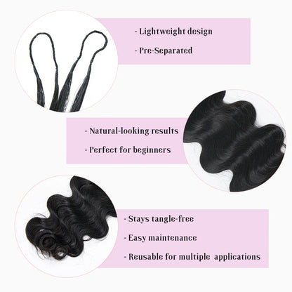 Wholesale EAYON Lightweight Body Wave Crochet Human Hair Extension