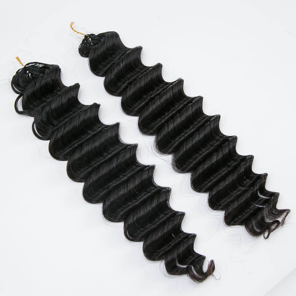 Wholesale EAYON Lightweight Deep Wave Crochet Human Hair Extension