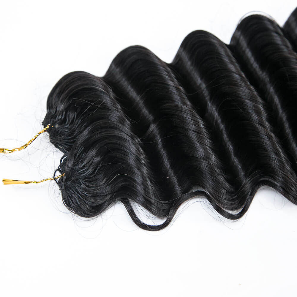 Wholesale EAYON Lightweight Deep Wave Crochet Human Hair Extension