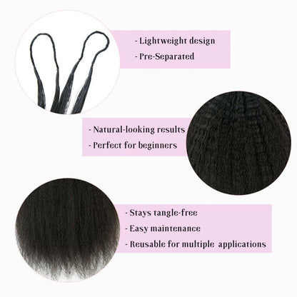 Wholesale EAYON Lightweight Kinky Straight Crochet Human Hair Extension