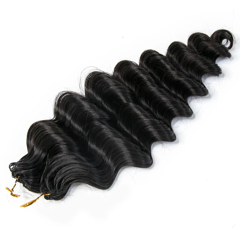 Wholesale EAYON Lightweight Loose Deep Wave Crochet Human Hair Extension