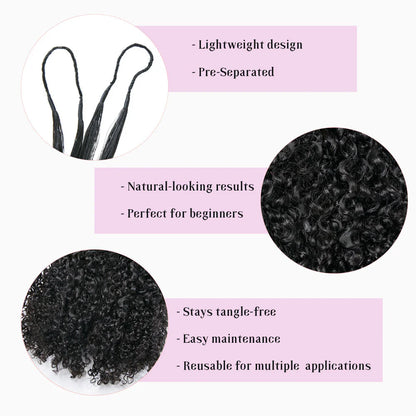 Wholesale EAYON Lightweight Tight Curly Crochet Human Hair Extension