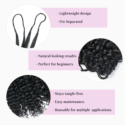 Wholesale EAYON Lightweight Water Wave Crochet Human Hair Extension