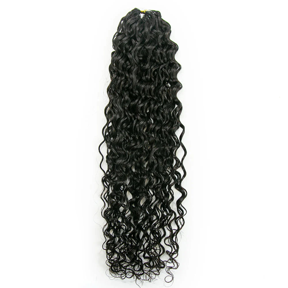 Wholesale EAYON Lightweight Spanish Curly Crochet Human Hair Extension