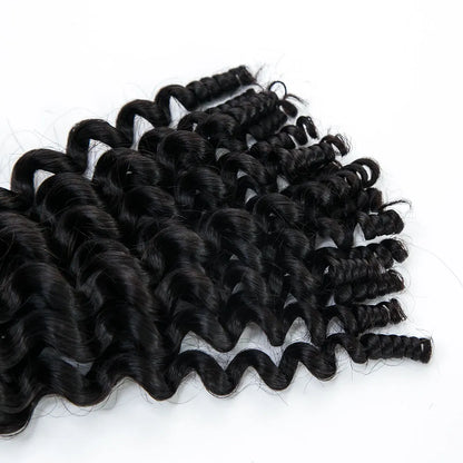 Wholesale Single Drawn Loose Curly Bulk Human Hair For Braiding