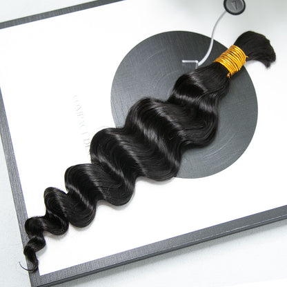 Wholesale Single Drawn Loose Wave Bulk Human Hair For Braiding