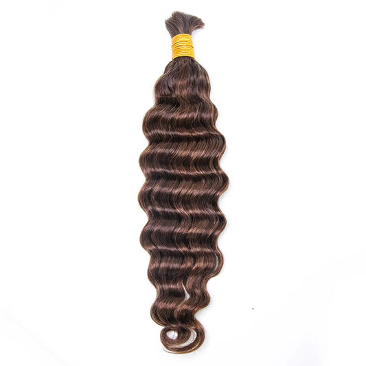 Wholesale Mixed Blend #D4/30 Loose Deep Wave Bulk Human Braiding Hair