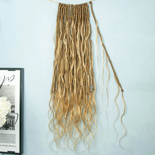 Wholesale 22"-26" #27, #30, and mixed #27/30 Crochet Boho Locs With Body Wave Human Hair Curls