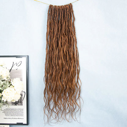 Wholesale 22"-26" #27, #30, and mixed #27/30 Crochet Boho Locs With Body Wave Human Hair Curls