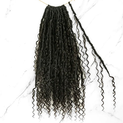 Wholesale Crochet Boho Locs 18"-26" Deep Wave
