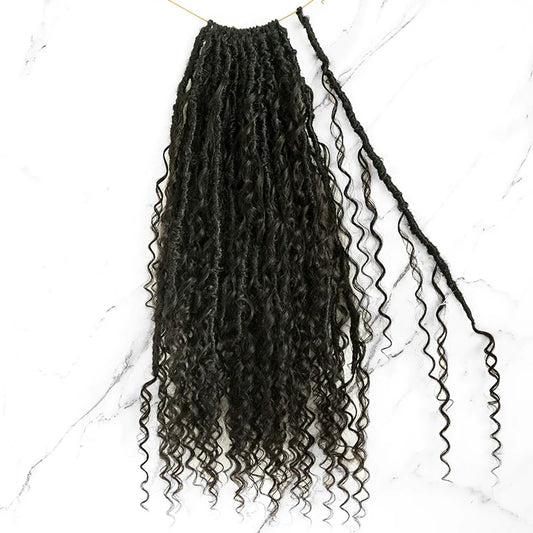 Wholesale Crochet Boho Locs 18"-26" Deep Wave