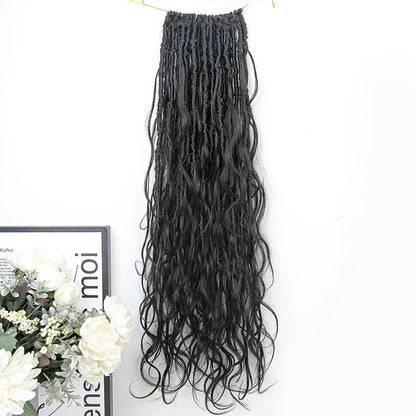 Wholesale Crochet Boho Locs Hair With Body Wave Human Hair French Curls 22-26"