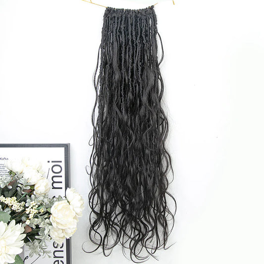 Wholesale Crochet Boho Locs Hair With Body Wave Human Hair French Curls 22-26"