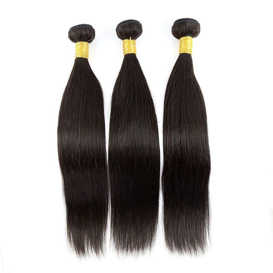 Wholesale Weft bundles Human Hair Silk Straight/ Kinky Straight/Light Yaki Straight